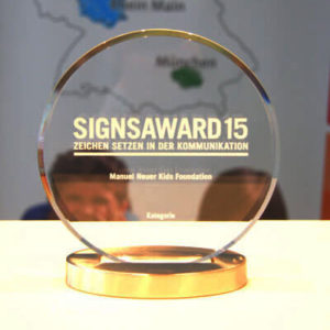 SignsAward in der Kategorie „Engagement in der Kommunikation“